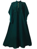 Fancy Nida Abaya (Zipper) - Elegant Abaya for Girls, Stylish Dress for Girls - Khazana-Store