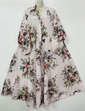 printed front open Abaya- Abaya Printed Abaya - Front open Abaya, Stylish Gown & Maxi Dress for Girls by Khazana Store