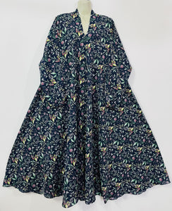 printed front open Abaya- Abaya Printed Abaya - Front open Abaya, Stylish Gown & Maxi Dress for Girls by Khazana Store