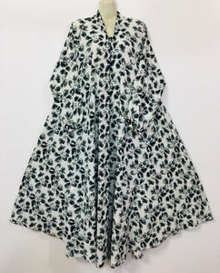 printed front open Abaya- Abaya Printed Abaya - Front open Abaya, Stylish Gown & Maxi Dress for Girls by Khazana Store