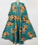 printed front open Abaya- Abaya Printed Abaya - Front open Abaya, Stylish Gown & Maxi Dress for Girls by Khazana Store